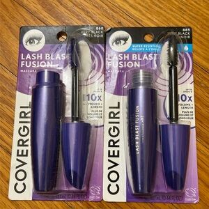 Covergirl lash blast fusion mascara and water resistant mascara lot black